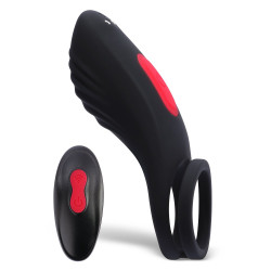remote controlled vibrating dual ring