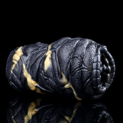 vibrating monster pocket pussy penis masturbation cup - remote control beast vaginal male masturbator