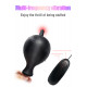 vibration inflatable anal plug silicone backyard expansion sm toy