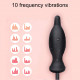 vibration inflatable anal plug silicone backyard expansion sm toy