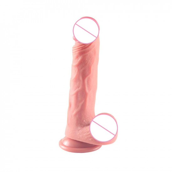 viktor - lifelike silicone suction cup dildo  6 inch