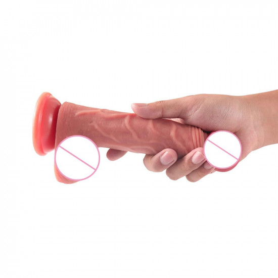 viktor - lifelike silicone suction cup dildo  6 inch