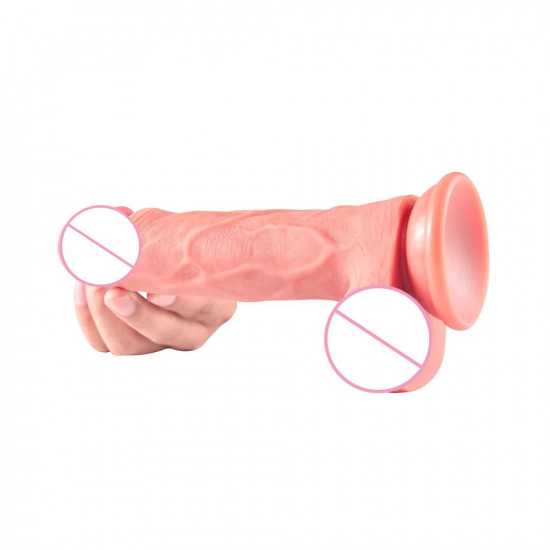 viktor - lifelike silicone suction cup dildo  6 inch