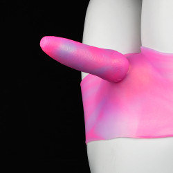 wearable pink strap-on dildo underwear - lifelike 7 inch penis pegging sex toys for women lesbian