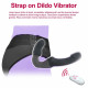 wearable dildo double head vibrator for lesbian women