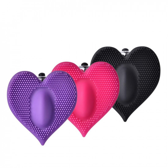 wearable heart design cute vagina massaging vibrator