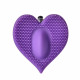 wearable heart design cute vagina massaging vibrator