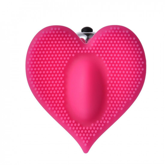 wearable heart design cute vagina massaging vibrator