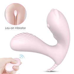 wearable invisible 9 vibration modes double motor vibrator