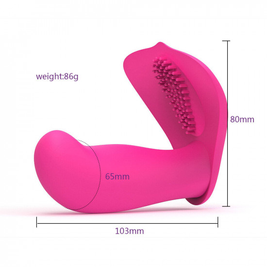 wearable mermaid wireless remote control pulse mute motor vibrator