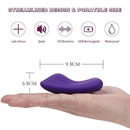 wearable vibrator for clitoris stimulation