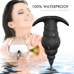 wearable wireless anal plug beads rotation vibrator prostate massager