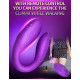 wearable wireless vibrator dildo g spot c shape silicone stimulator