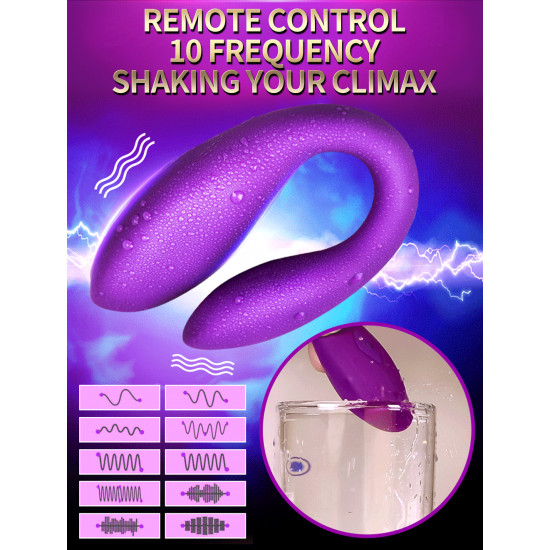 wearable wireless vibrator dildo g spot c shape silicone stimulator
