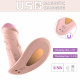 wearing dildo thrusting piston invisible heating wireless vibrator