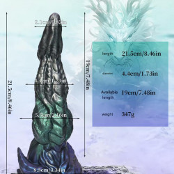 weird dildoes silicone fantasy dragon 8 inch