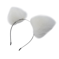 white pet ears