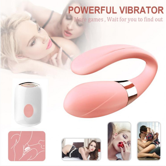 wireless c type vibrator dual motors we-vibe g-spot clitoris massager
