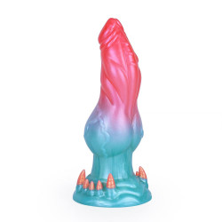 wolf cock studded 7 inch knot dildo