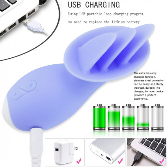 tongue licking usb charging waterproof vibrator