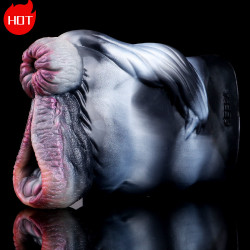 zebra animal vagina pussy male masturbation cup - pocket realistic silicone penis sex toy